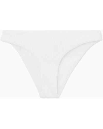 COS Ribbed Bikini Briefs - White