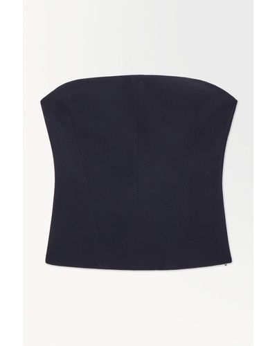 COS The Wool Bandeau - Blue