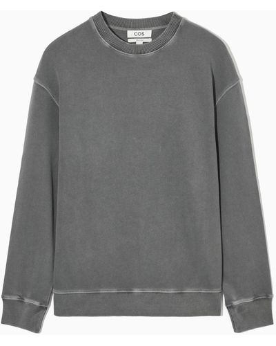 COS Relaxed-fit Sweatshirt - Gray