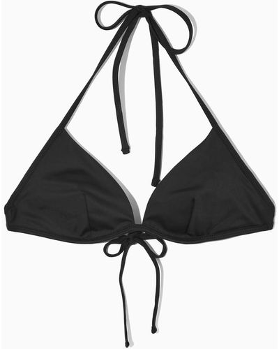 COS Triangel-bikinioberteil Mit Bügeln - Schwarz