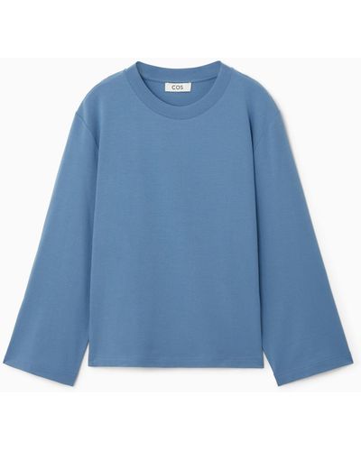 COS Wide-sleeved Top - Blue