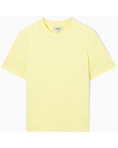 COS Regular Fit T-shirt - Yellow