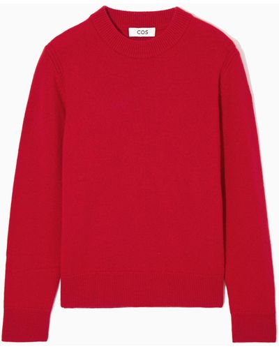 COS Pure Cashmere Sweater - Red