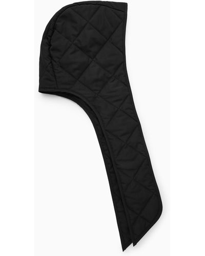 COS Quilted Tie-front Hood - Black