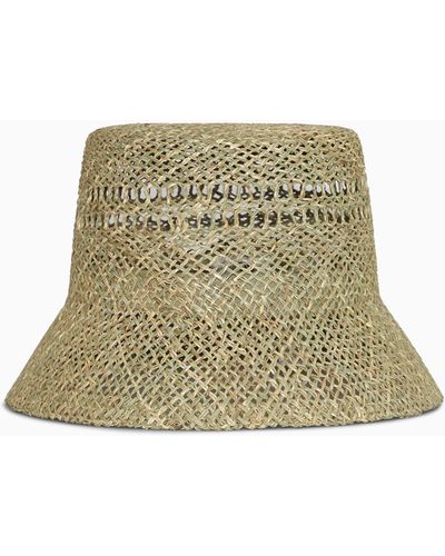 COS Straw Bucket Hat - Natural