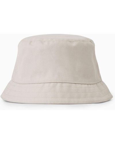 COS Canvas Bucket Hat - Natural