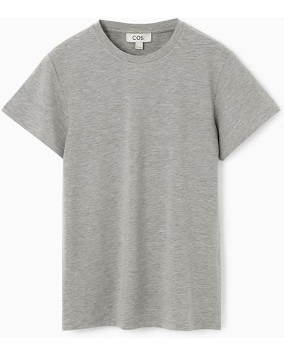 COS Shrunken T-shirt - Gray