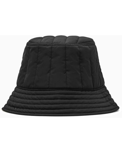 COS Quilted Bucket Hat - Black