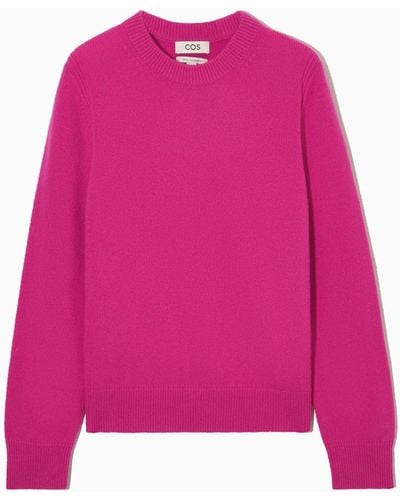 COS Pure Cashmere Jumper - Pink