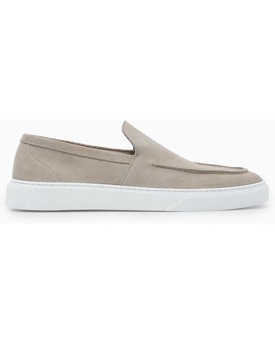 COS Suede Loafers - White