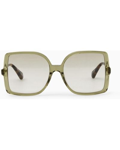 COS Archive Sunglasses - Square - Green