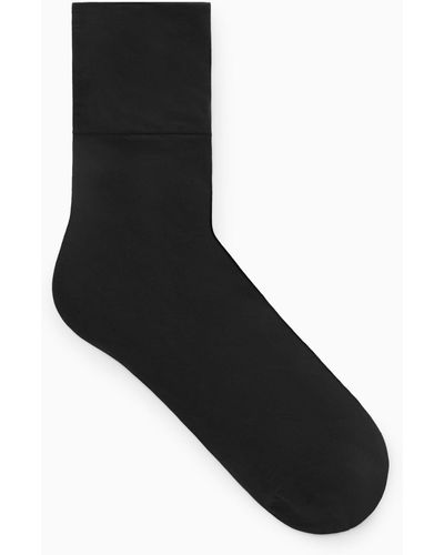 COS Sheer Mid-length Socks - Black