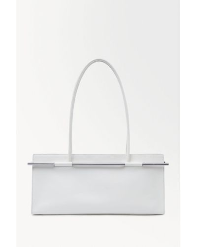 COS The Structured Tote - Leather - White