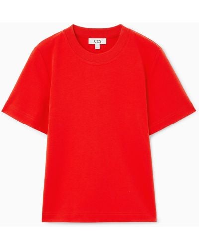 COS Clean Cut T-shirt - Red