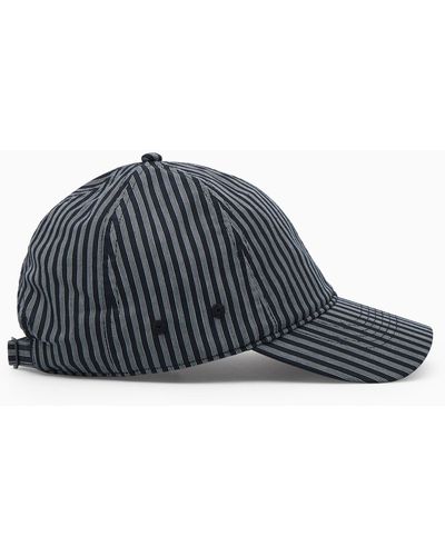 COS Striped Baseball Cap - Blue