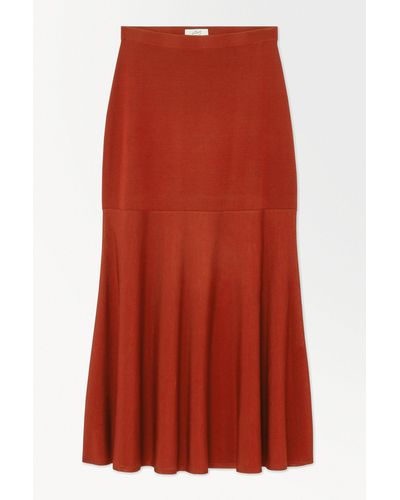 COS The Flared Knitted Maxi Skirt