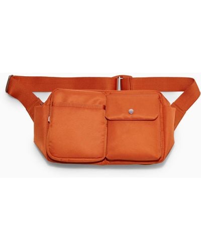 COS Nylon Crossbody Bag - Orange