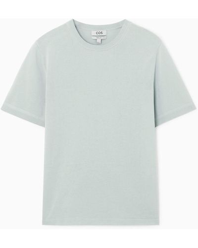 COS Lightweight Knitted T-shirt - Multicolor