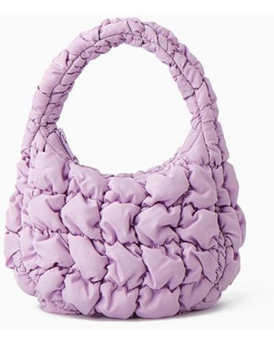 COS Quilted Micro Bag - Pink