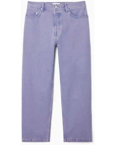 COS Dome Jeans - Straight/ankle Length - Blue