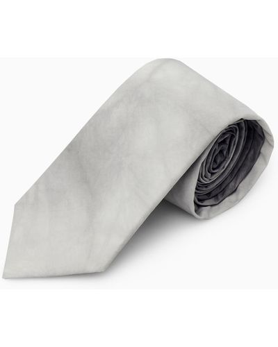 COS Slim Tie-dye Print Tie - Grey