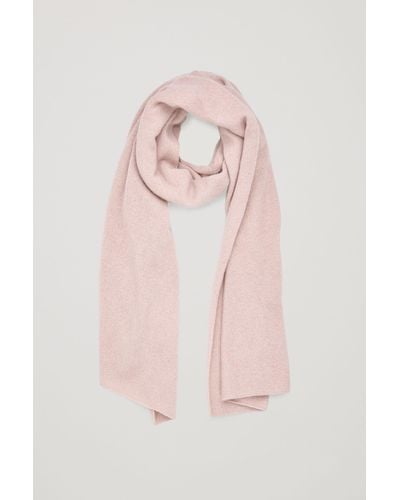 COS Cashmere Scarf - Pink
