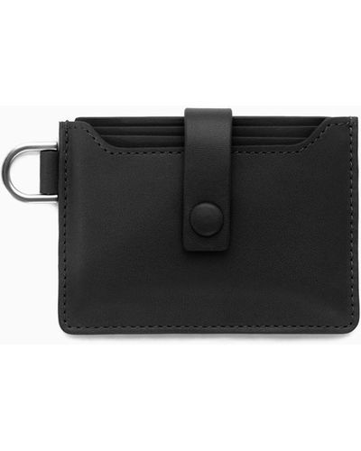COS D-ring Leather Cardholder - Black