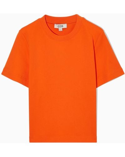COS The Clean Cut T-shirt - Orange