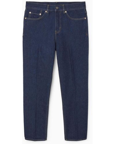 COS Skim Jeans - Gerades/verkürztes Bein - Blau