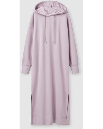 COS Relaxed-fit Maxi Sweatshirt Dress - Purple