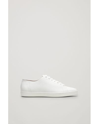 COS Pointed Trainer - White