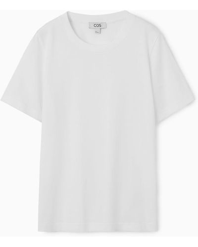 COS Regular Fit T-shirt - White