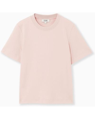 COS Clean Cut T-shirt - Pink