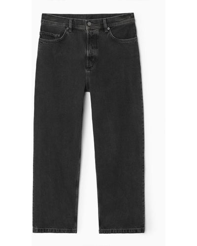 COS Dome Jeans - Straight/ankle Length - Black