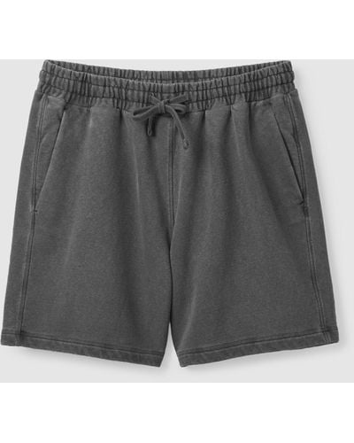 COS Relaxed-fit Drawstring Sweat Shorts - Black