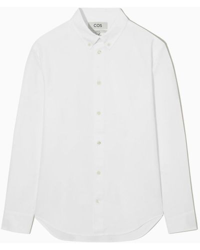 COS Button-down Collar Oxford Shirt - White