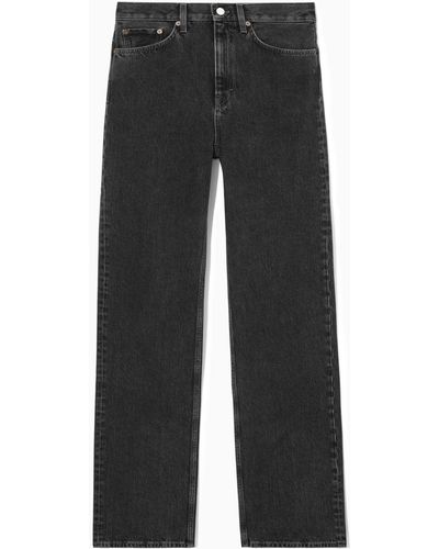 COS Column Jeans - Straight - Black