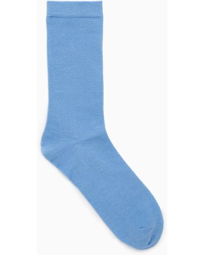 COS Wool Socks - Blue