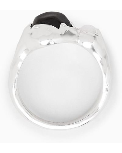 COS Semi-precious Stone Ring - White