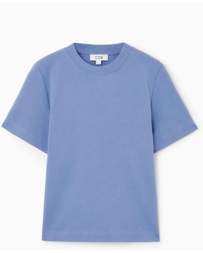COS The Clean Cut T-shirt - Blue