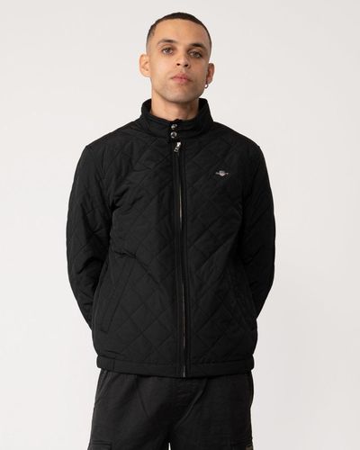 GANT Quilted Windcheater Jacket - Black