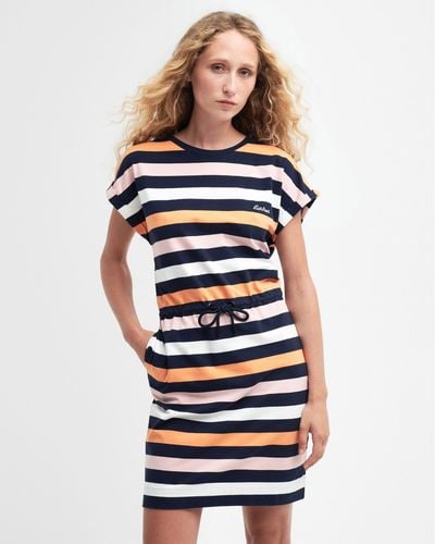 Barbour Marloes Striped Dress - Blue