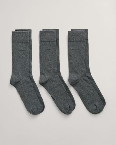 GANT Soft Cotton Socks - Gray