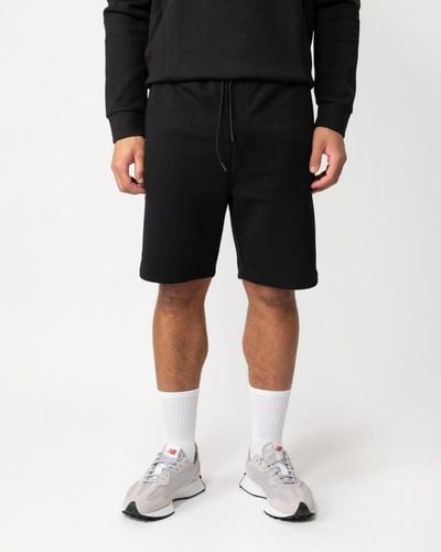 BOSS Headlo 1 Cotton-blend Shorts With 3d-moulded Logo - Black