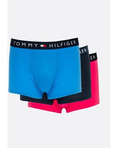 Tommy Hilfiger 3-pack Trunks - Blue