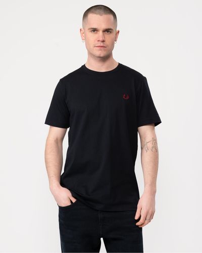 Fred Perry Crew Neck - Black