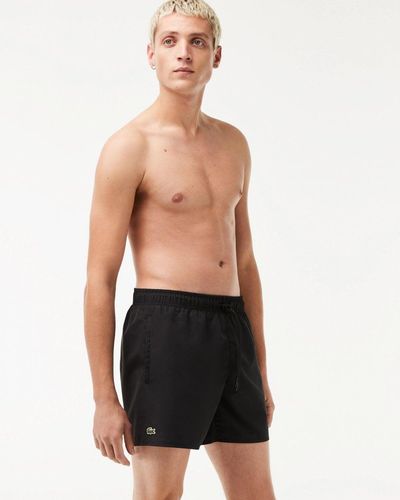 Lacoste Light Quick-dry Swim Shorts - Black