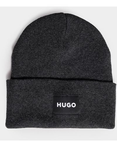 HUGO Mind Hat & Scarf Gift Set - Black