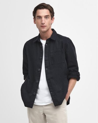 Barbour Washed Overshirt - Blue