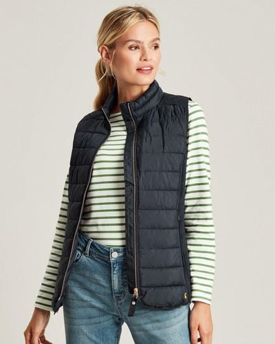 Joules Whitlow Quilted Gilet - Blue